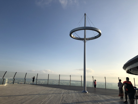 マリーナベイサンズ屋上