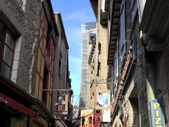 モンサンミッシェル島内