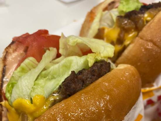 レタス シャキシャキ チーズバーガー