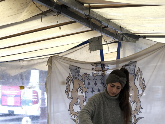 名物 蕎麦のクレープ