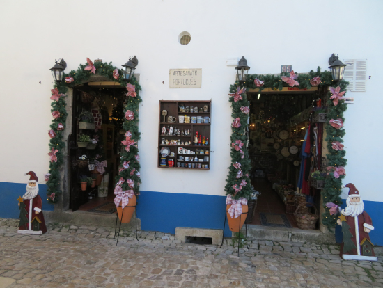 オビドスのかわいい街並み