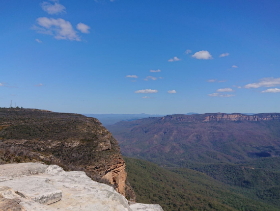 リンカーンズ・ロックからのブルーマウンテンズ