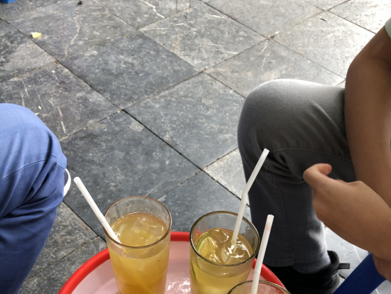 ベトナム人の大好きなチャーチャイン、ライムのお茶