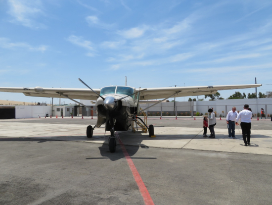 ナスカの地上絵-飛行機搭乗