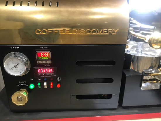 ロースターの温度、ストップウォッチとにらめっこ