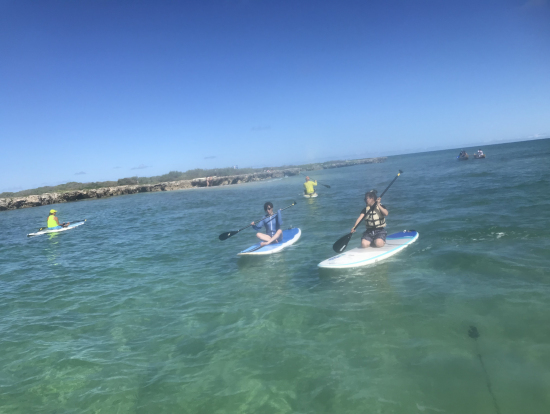 島に向かいます