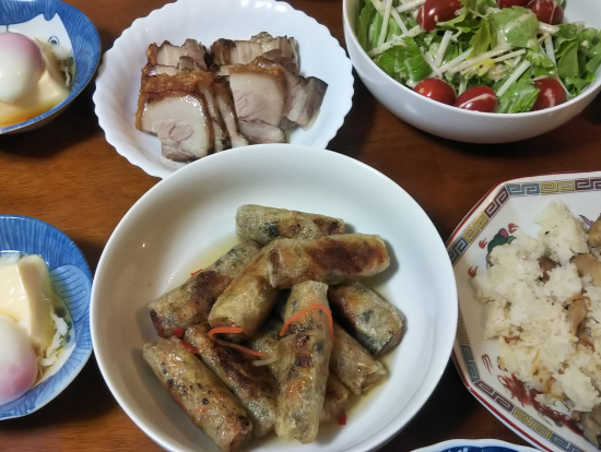 肉系が多いので、サラダなどプラスすると更に栄養バランスが良いと思います!