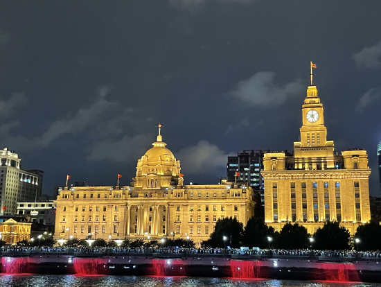 夜景2.外滩側のライトアップ