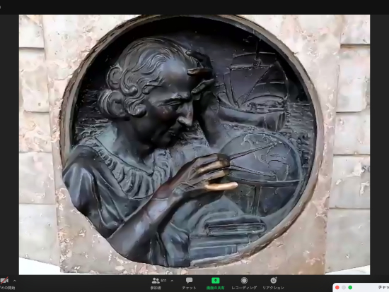 アメリカを発見してカカオを運んだコロンブス♬