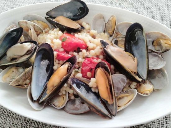 ムール貝とあさりがたっぷりでした