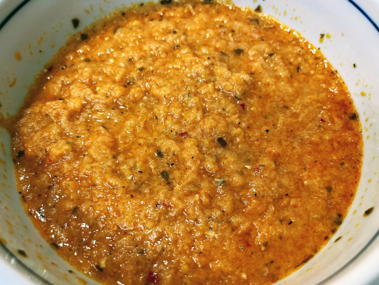 かなりお気に入りのレンズ豆のスープ「メルジメキ・チョルバス」