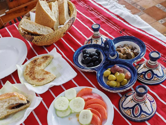 シャウエンの宿の朝ごはん