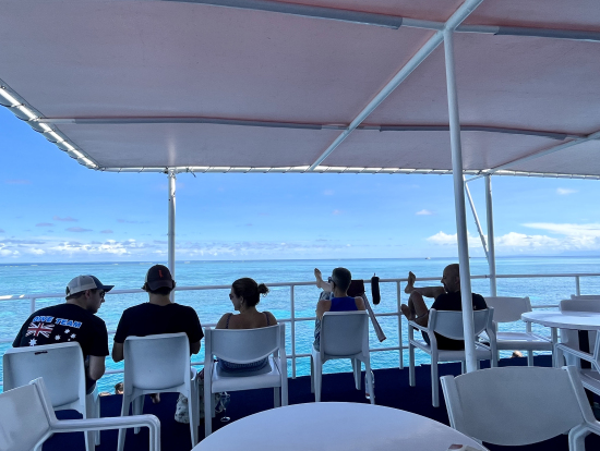 オーシャンクエスト号3階デッキ