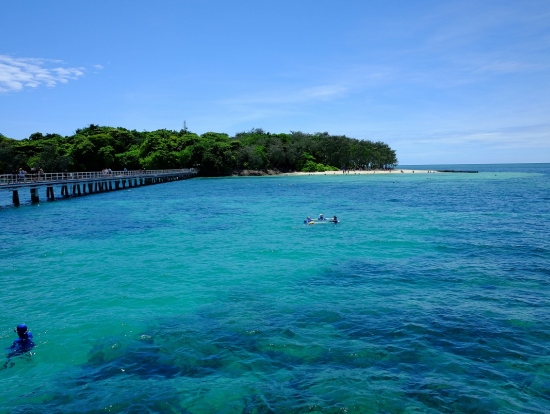 船側からグリーン島