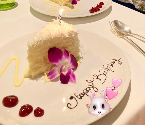 ココナッツケーキおいしかった〜