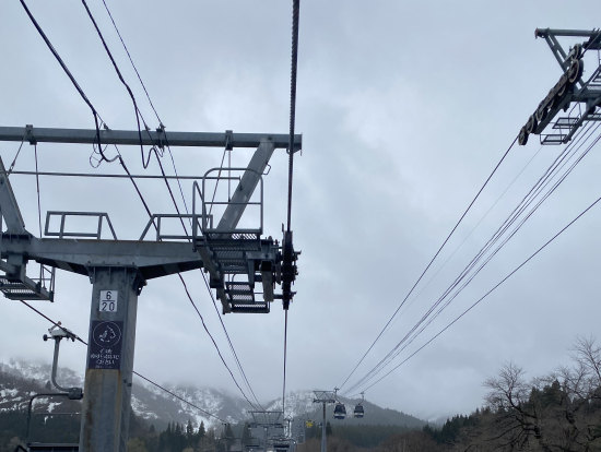 リフトから見えるゆき