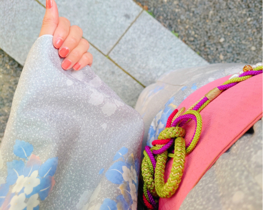 紫陽花柄が爽やかで素敵でした。