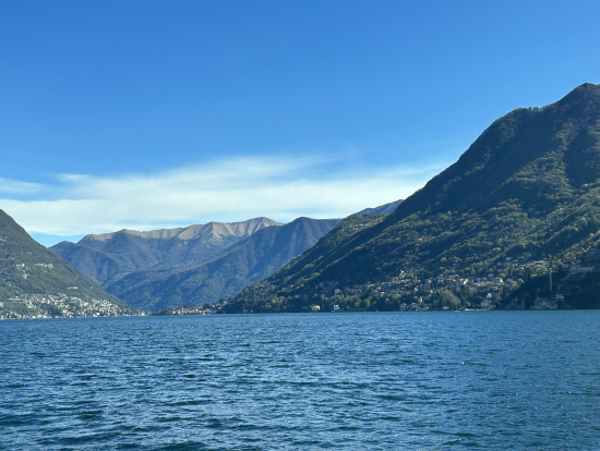 船からの景色が綺麗でした