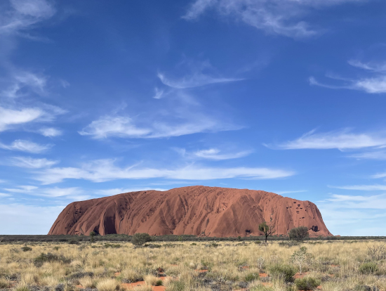 ベストポジションからのエアーズロック