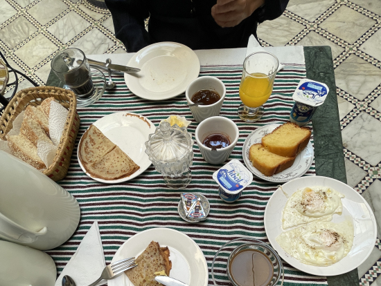 リヤドの朝食