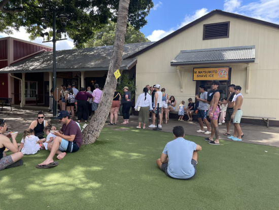 マツモトシェーブアイスいつも混んでいます