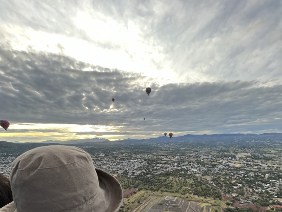気球からの風景は最高です