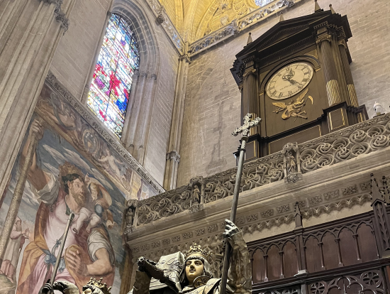 セビーリャの大聖堂内にあるコロンブスの墓