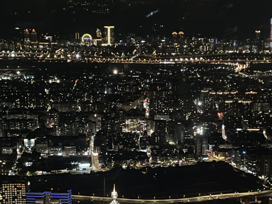 ８６階からの夜景