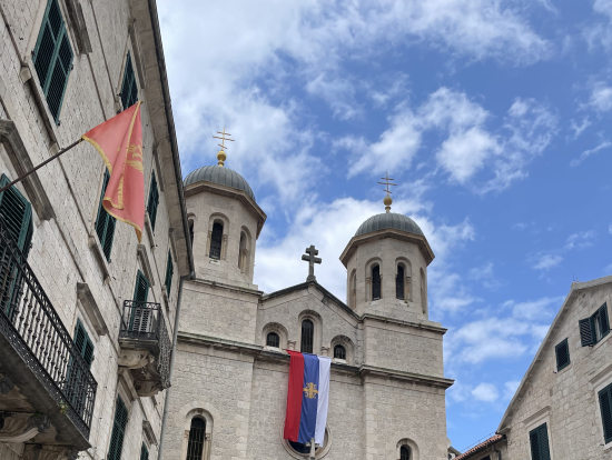 コトルの教会は宗派によって違いがあって面白いです