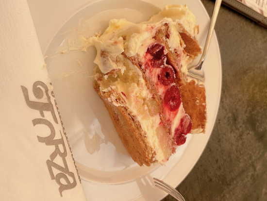コトルのForzaというお店のケーキがとても美味しいです