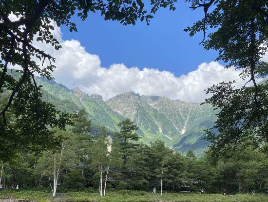 素晴らしい尾根。