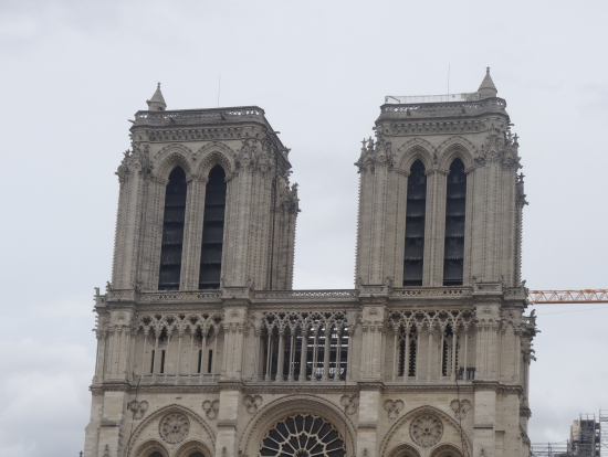 修復中のノートルダム大聖堂
