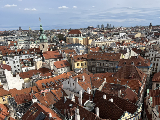 プラハの街並み