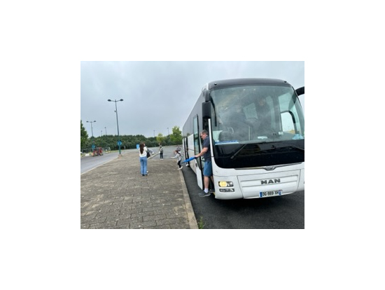 バスが白の無地でした。