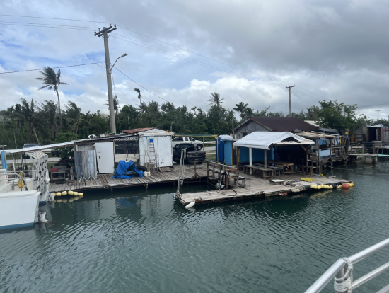 船からの船着場