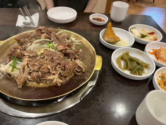 ランチのプルコギ　すき焼きに近い味です