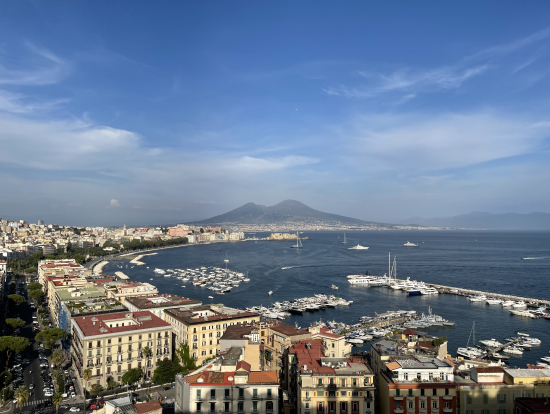 ナポリを一望