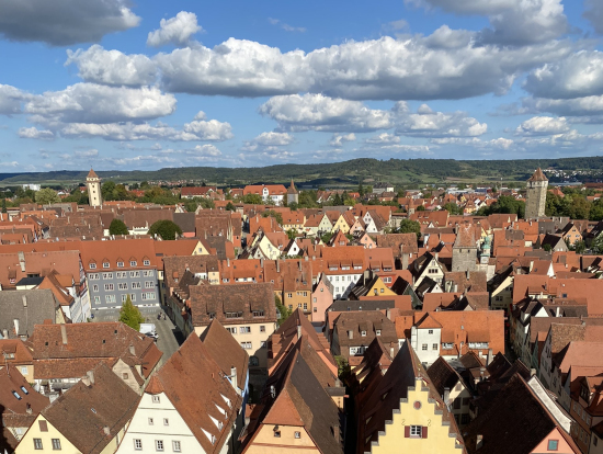 市庁舎の展望台からの景色です!ガイドさんにお勧めされてのぼってみました!