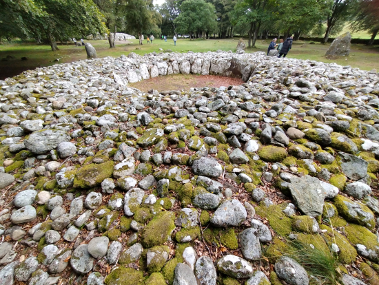 古代遺跡、Clava cairn写真はRing cairn