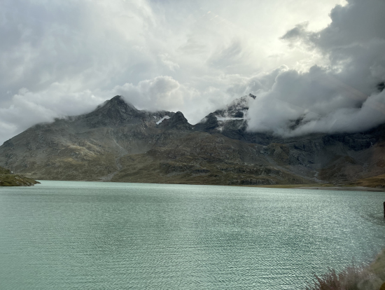 ベルニナ鉄道の景色