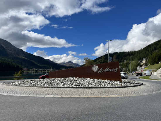 サンモリッツの道路