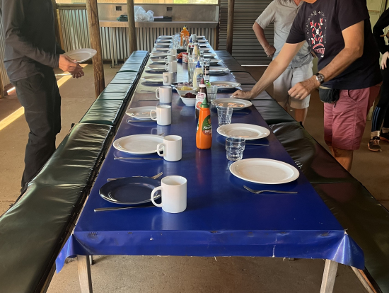 みんなで用意します