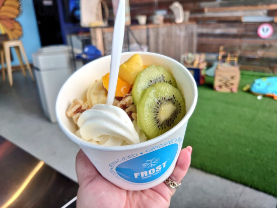 フロスト。量り売りフローズンヨーグルトのお店も最近少なくなってきた??
