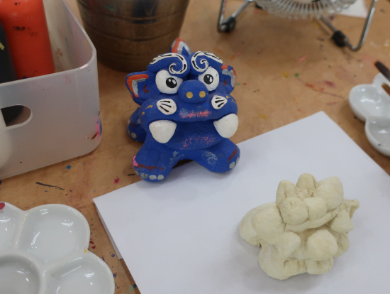 奥さんが選んだ見本のシーサー