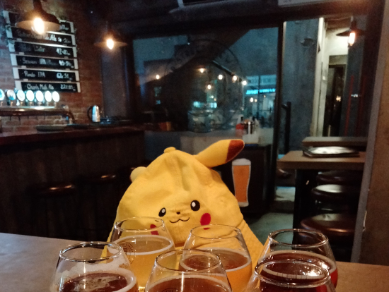 クラフトビール飲み比べ