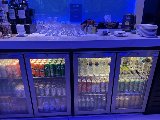 ソフトドリンクの種類も多め