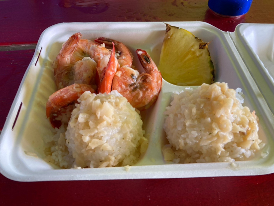 美味しいガーリックシュリンプ!