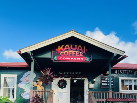 カウアイコーヒーでは試飲もできました