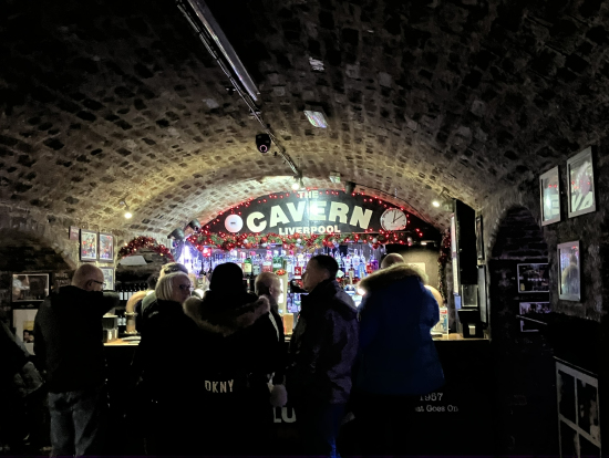 キャヴァーン・クラブでビールを飲みました