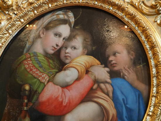 ラファエロ「子椅子の聖母」